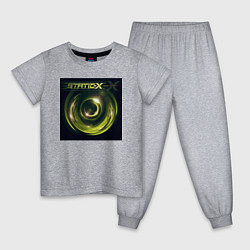 Пижама хлопковая детская Static-X - Shadow Zone, цвет: меланж