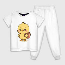 Детская пижама Цыпленок с рюкзаком