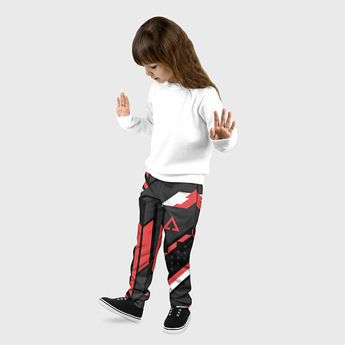 Детские брюки CS:GO Cyrex Pattern / 3D-принт – фото 3