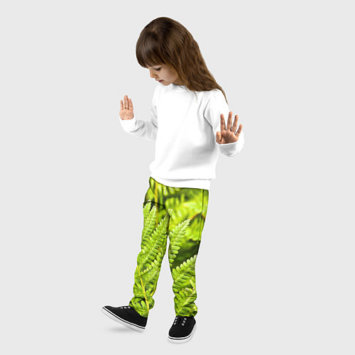 Детские брюки Папоротник / 3D-принт – фото 3