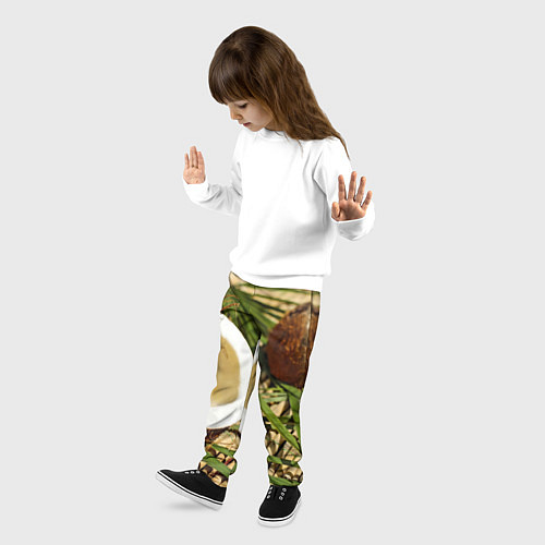 Детские брюки Кокос / 3D-принт – фото 3