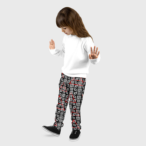 Детские брюки 30 STM: Symbol Pattern / 3D-принт – фото 3