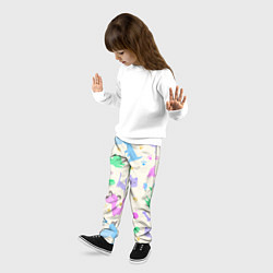 Брюки детские Узор с домашними питомцами, цвет: 3D-принт — фото 2