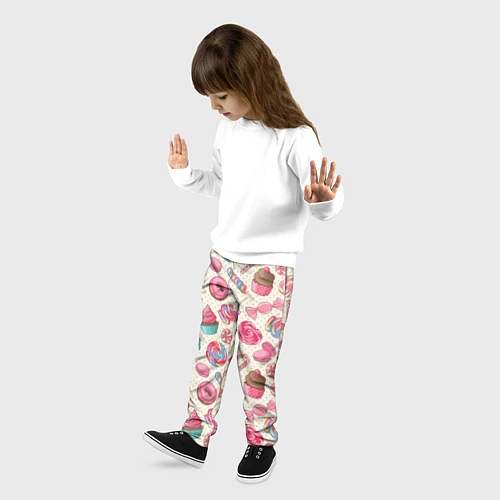 Детские брюки Радости для сладости / 3D-принт – фото 3