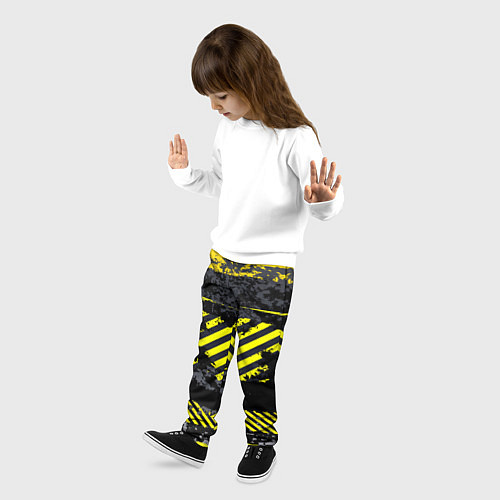 Детские брюки Grunge Line / 3D-принт – фото 3