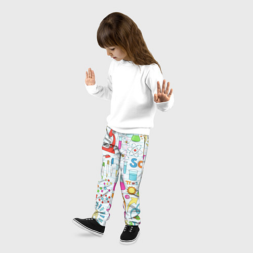Детские брюки Научный стиль / 3D-принт – фото 3