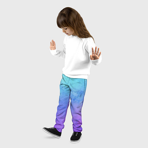 Детские брюки Цветной принт / 3D-принт – фото 3