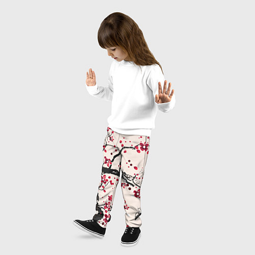 Детские брюки Сакура / 3D-принт – фото 3