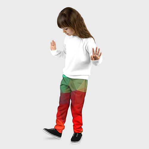 Детские брюки Abstraction colorise / 3D-принт – фото 3