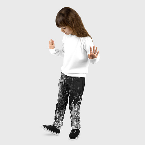Детские брюки GRAY&BLACK / 3D-принт – фото 3