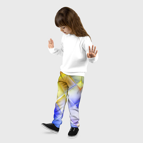 Детские брюки Colorful squares / 3D-принт – фото 3