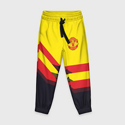 Брюки детские Man United FC: Yellow style, цвет: 3D-принт