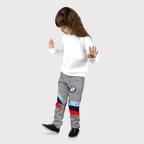 Детские брюки Бмв Bmw 2018 Grey / 3D-принт – фото 3