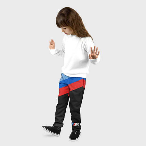 Детские брюки Бмв Bmw 2018 Brand Colors / 3D-принт – фото 3