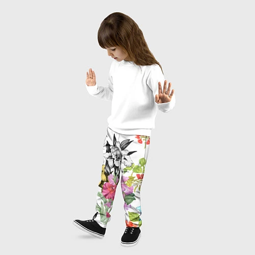 Детские брюки Ирисы / 3D-принт – фото 3