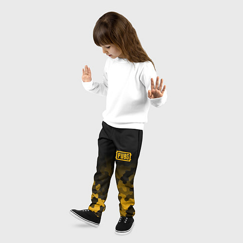 Детские брюки PUBG: Military Honeycomb / 3D-принт – фото 3