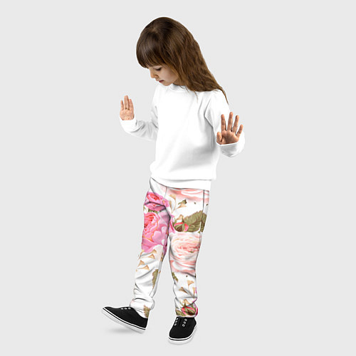 Детские брюки Spring Flowers / 3D-принт – фото 3