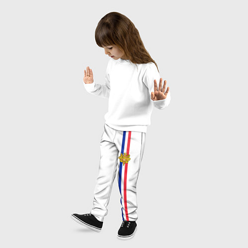 Детские брюки Франция: лента с гербом / 3D-принт – фото 3