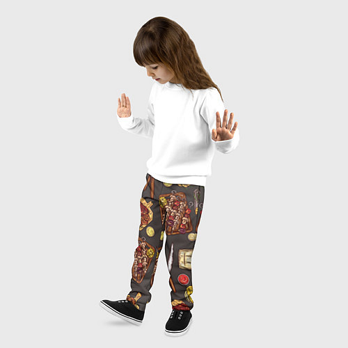 Детские брюки Шашлычное раздолье / 3D-принт – фото 3