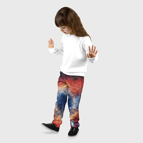 Детские брюки Взрыв к космосе / 3D-принт – фото 3