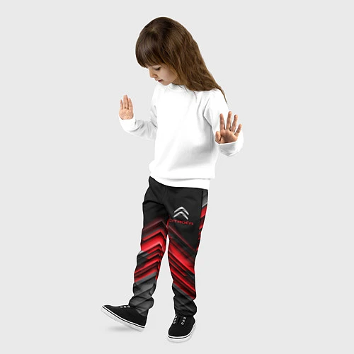 Детские брюки Citroen: Red sport / 3D-принт – фото 3