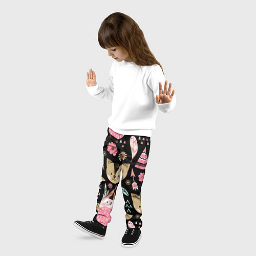Детские брюки Лесные друзья / 3D-принт – фото 3