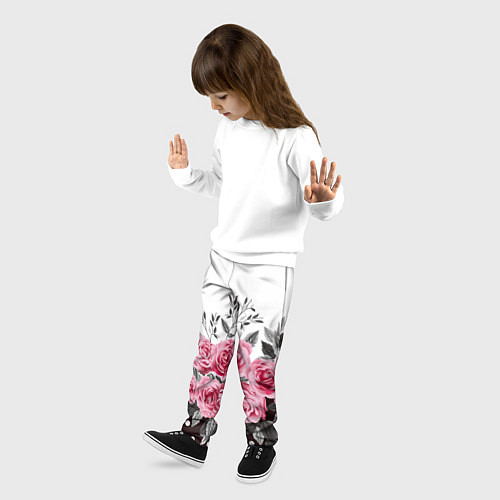 Детские брюки Roses Trend / 3D-принт – фото 3