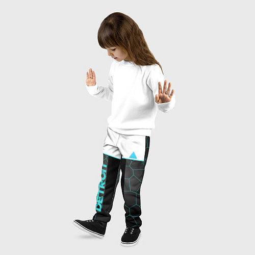 Детские брюки Detroit Human / 3D-принт – фото 3