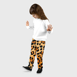 Брюки детские Шкура ягуара, цвет: 3D-принт — фото 2