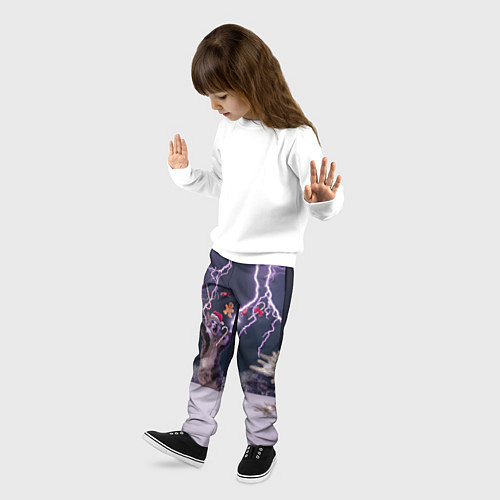 Детские брюки Громокот NY version / 3D-принт – фото 3
