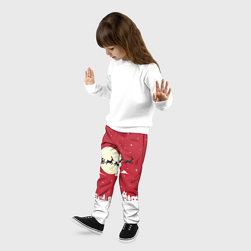 Детские брюки Новогоднее чудо / 3D-принт – фото 3