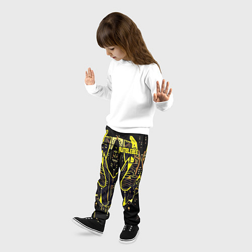 Детские брюки Автобот Бамблби / 3D-принт – фото 3