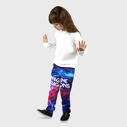 Детские брюки IMAGINE DRAGONS / 3D-принт – фото 3
