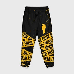 Детские брюки BILLIE EILISH: Yellow & Black Tape