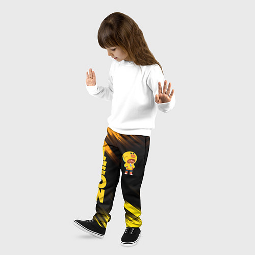 Детские брюки BRAWL STARS SALLY LEON / 3D-принт – фото 3