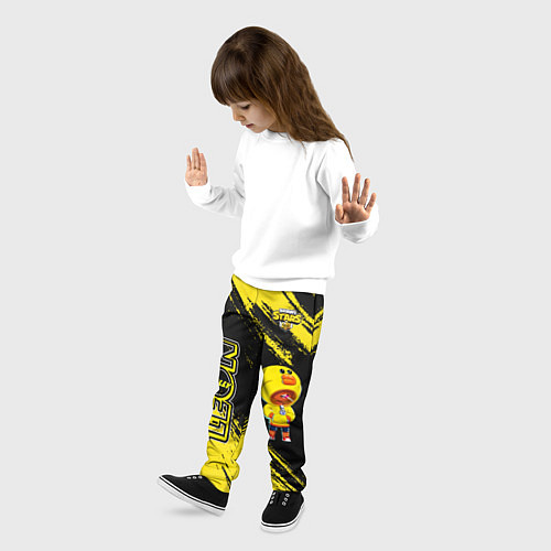 Детские брюки Brawl Stars leon sally / 3D-принт – фото 3