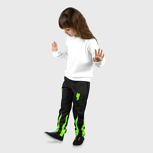 Детские брюки Billie Eilish / 3D-принт – фото 3
