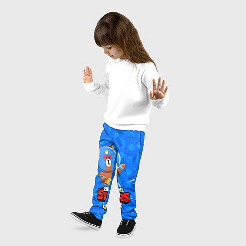 Детские брюки BRAWL STARS EL BROWN / 3D-принт – фото 3
