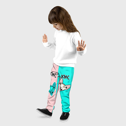 Детские брюки Кис-Кис / 3D-принт – фото 3