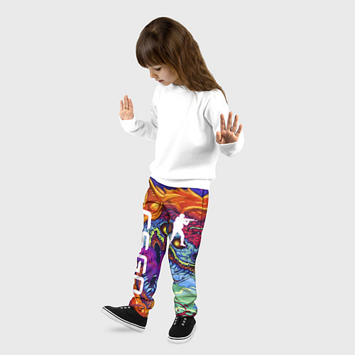 Детские брюки CS GO HYPERBEAST / 3D-принт – фото 3