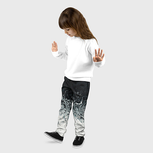 Детские брюки Вода абстракция / 3D-принт – фото 3