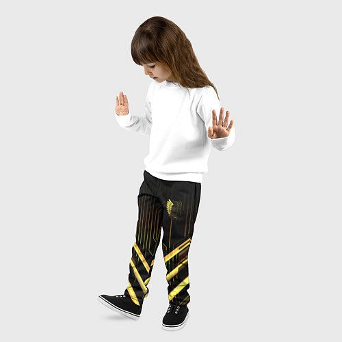 Детские брюки Атака Титанов / 3D-принт – фото 3