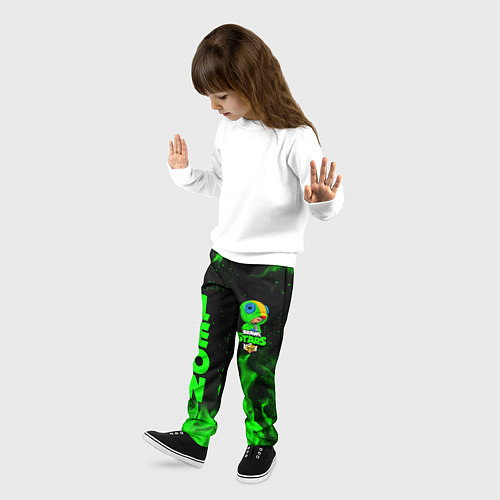 Детские брюки BRAWL STARS LEON / 3D-принт – фото 3