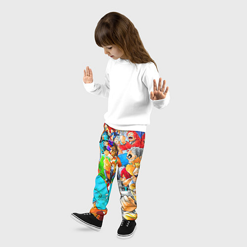 Детские брюки Моя Геройская Академия / 3D-принт – фото 3