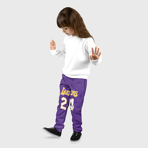 Детские брюки Los Angeles Lakers Kobe Brya / 3D-принт – фото 3