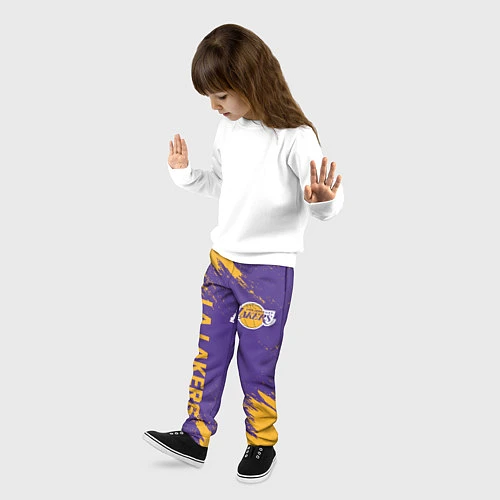 Детские брюки LA LAKERS / 3D-принт – фото 3