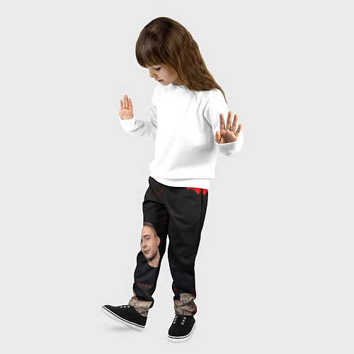 Детские брюки Егор Крид / 3D-принт – фото 3