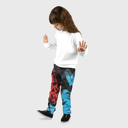 Детские брюки Fire and water / 3D-принт – фото 3