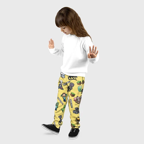 Детские брюки MINECRAFT / 3D-принт – фото 3