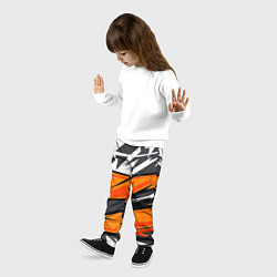Брюки детские Bona Fide Одежда для фитнеса, цвет: 3D-принт — фото 2